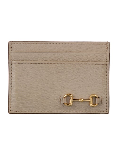 Gucci 1955 Horsebit Accent Calfskin Card Holder