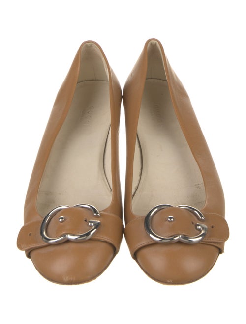 Gucci Leather Ballet Flats