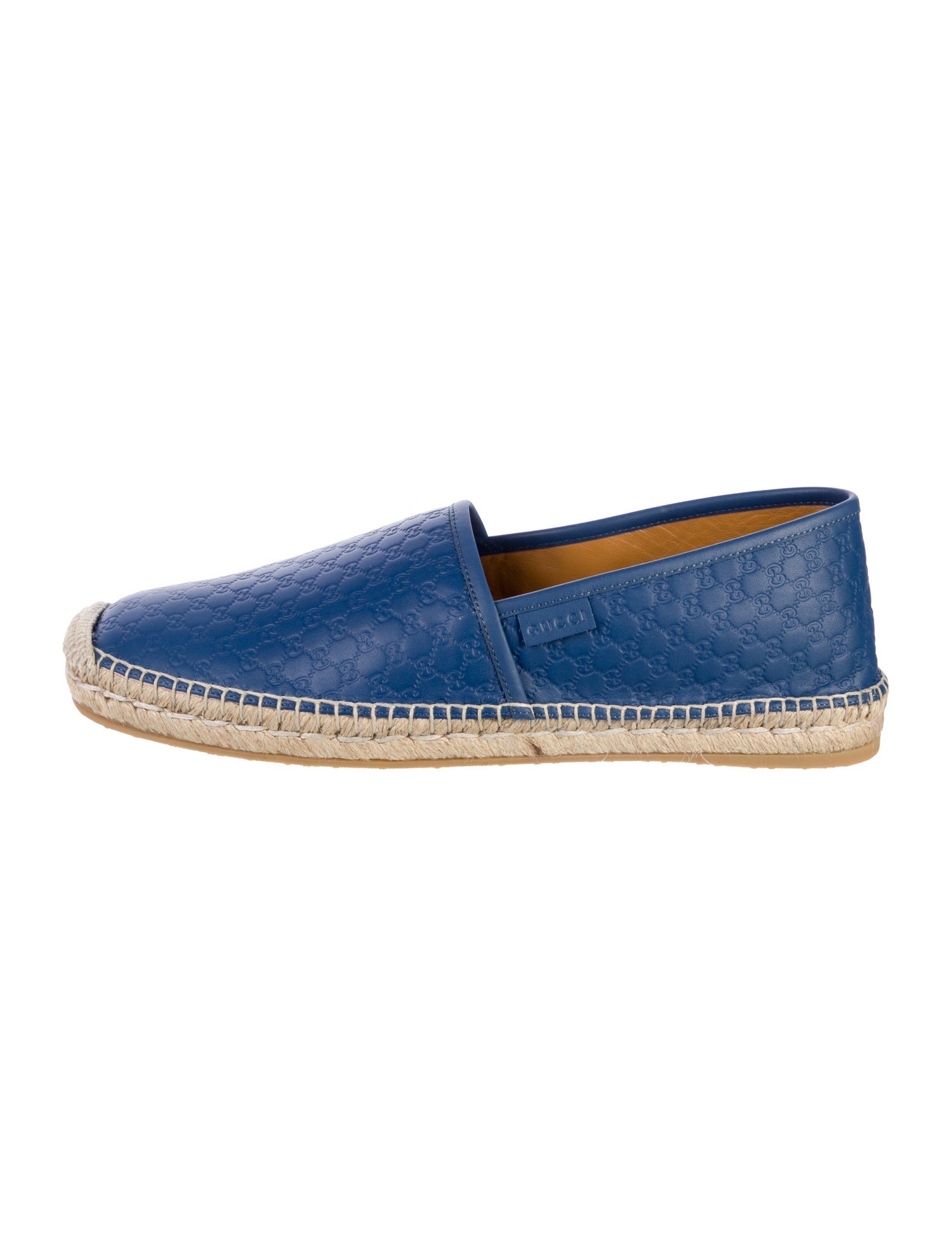 Gucci Microguccissima Pattern Leather Espadrilles