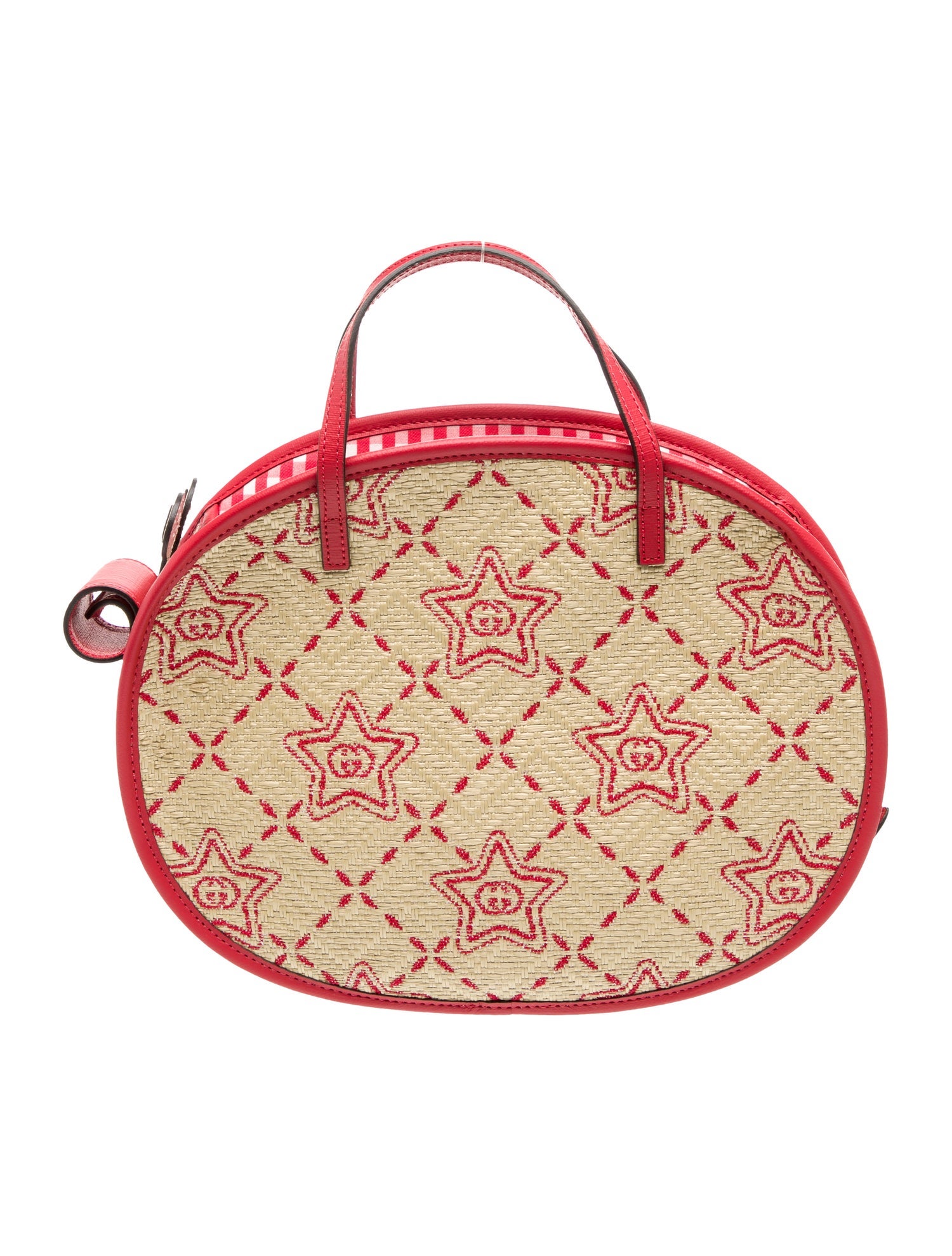 Gucci Girls' Raffia Snail Tote Bag