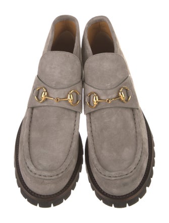 Gucci Horsebit Accent Suede Boots