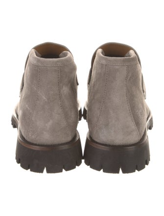 Gucci Horsebit Accent Suede Boots