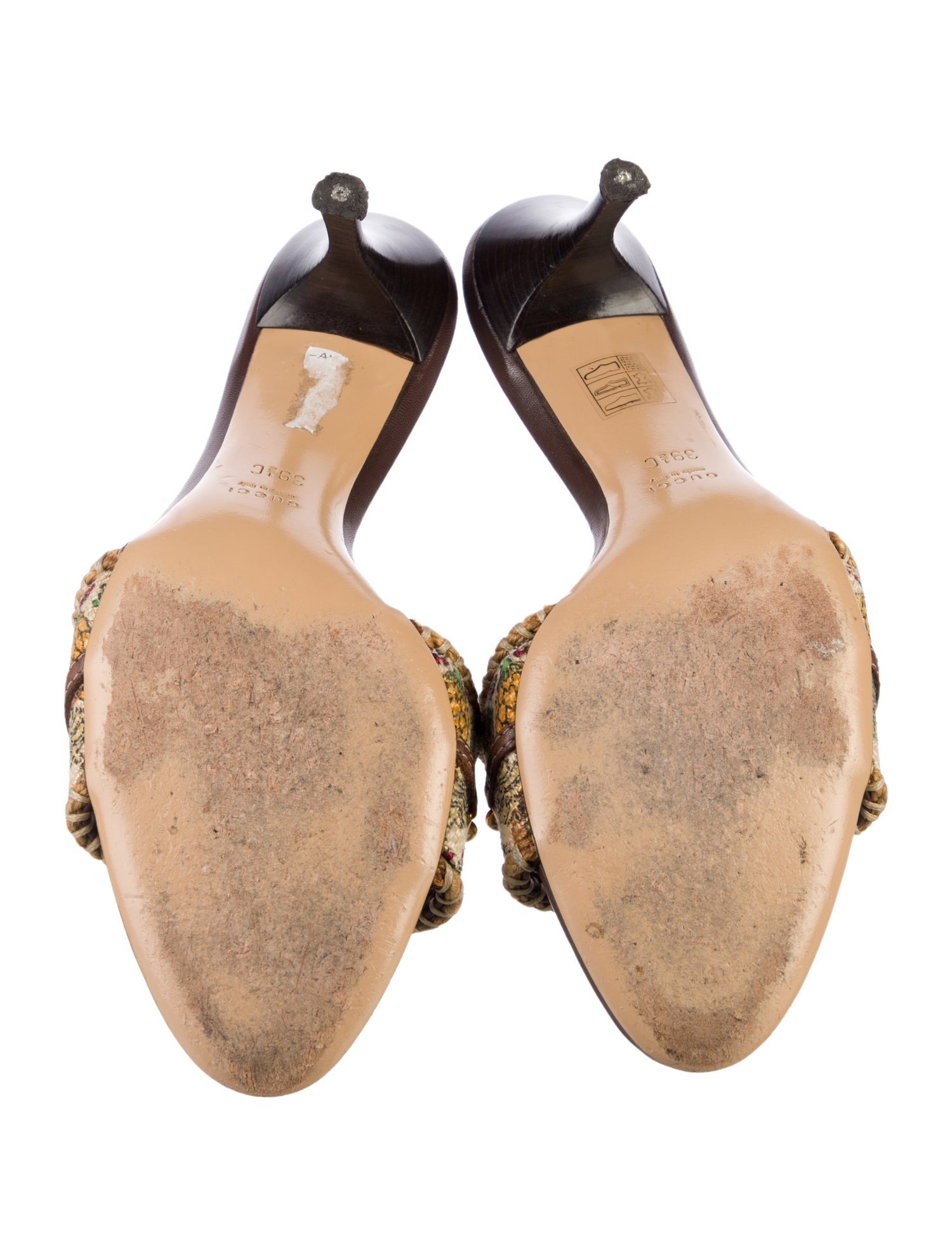 Gucci Canvas Printed Slides