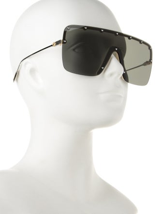 Gucci Shield Tinted Sunglasses