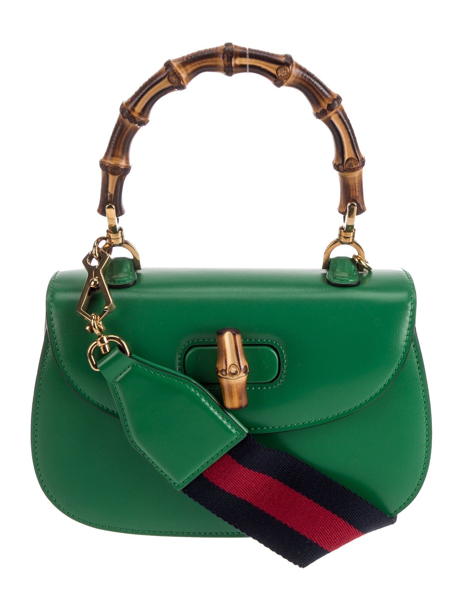 Gucci Sylvie Web Bamboo 1947 Small