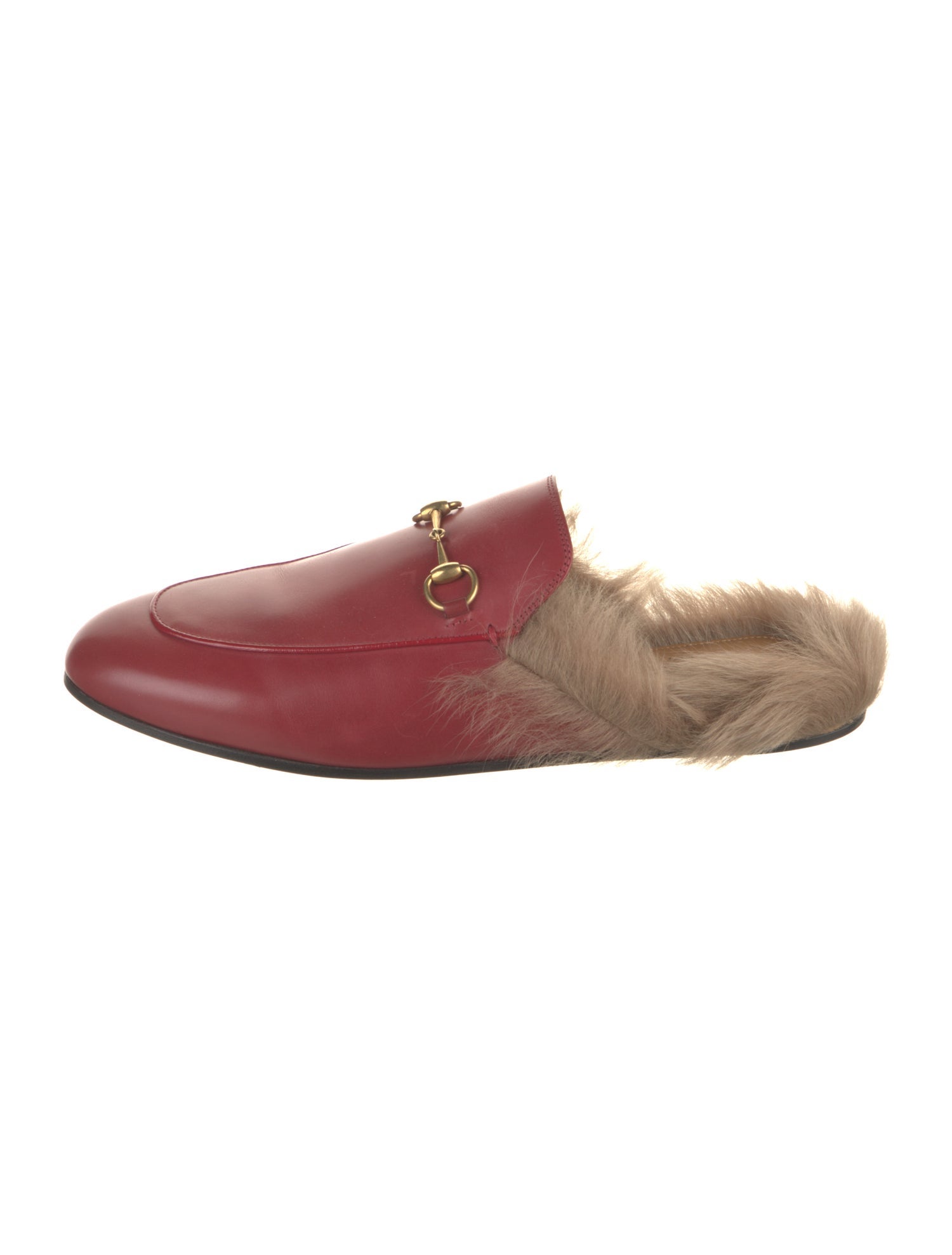 Gucci Horsebit Accent Leather Mules