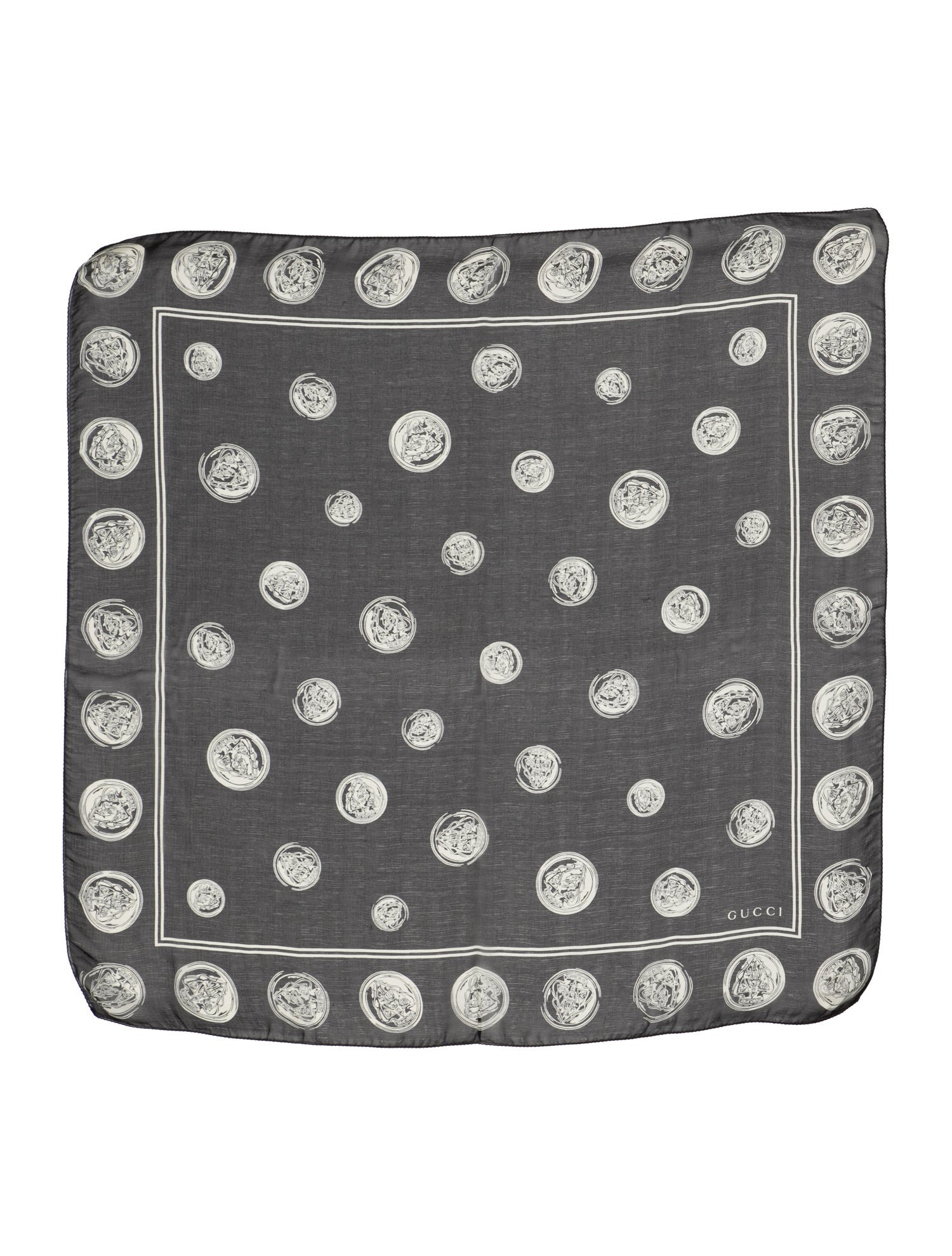 Gucci Silk Printed Scarf