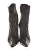 Gucci Bamboo Accent Leather Sock Boots