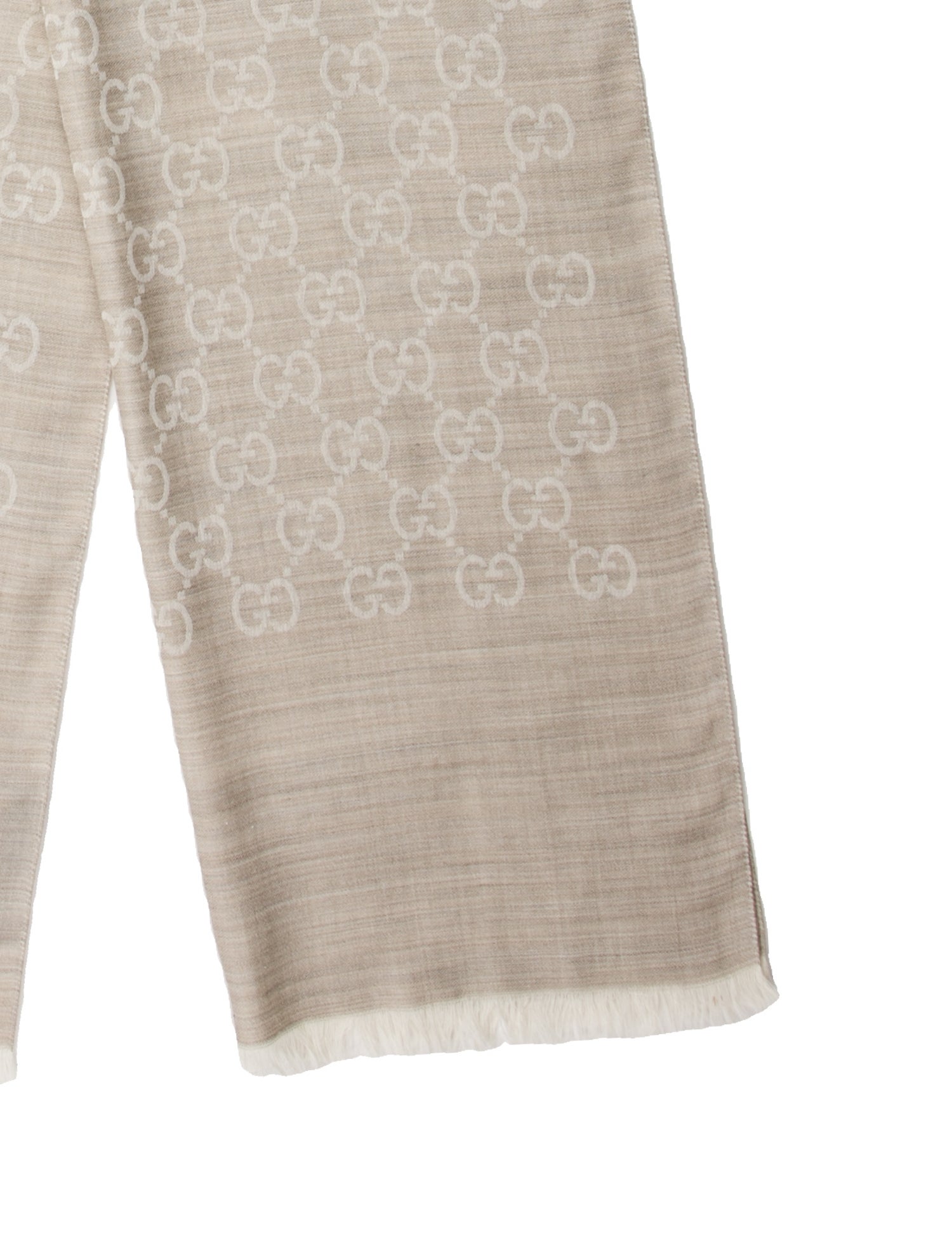 Gucci Wool GG Logo Scarf