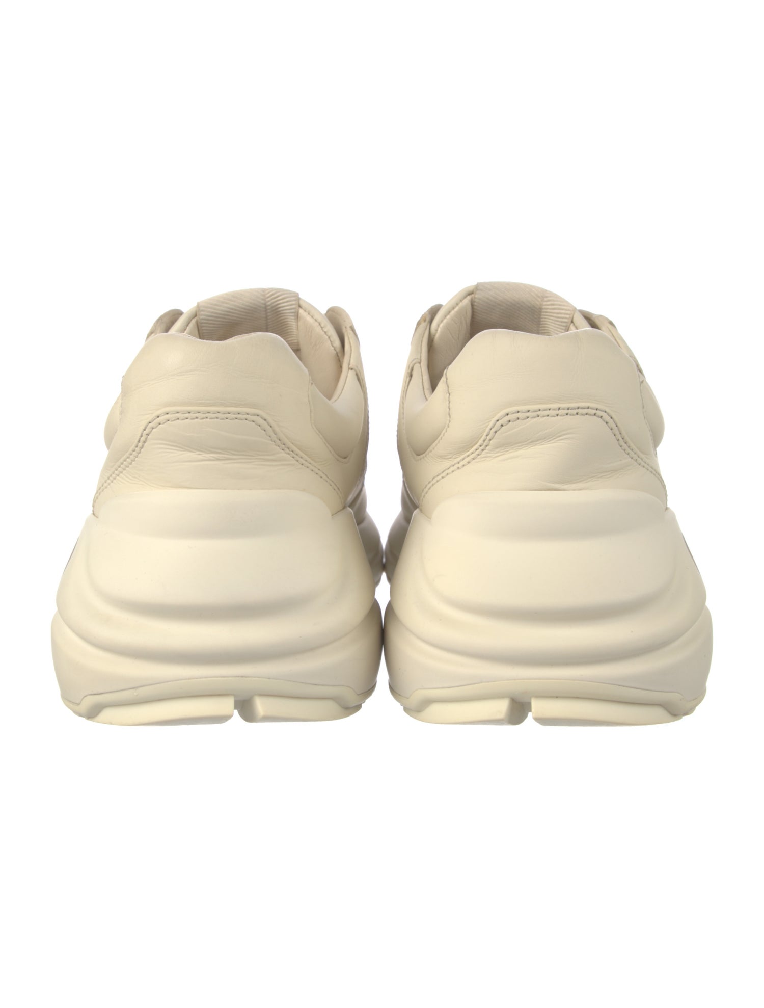 Gucci Web Accent Leather Sneakers