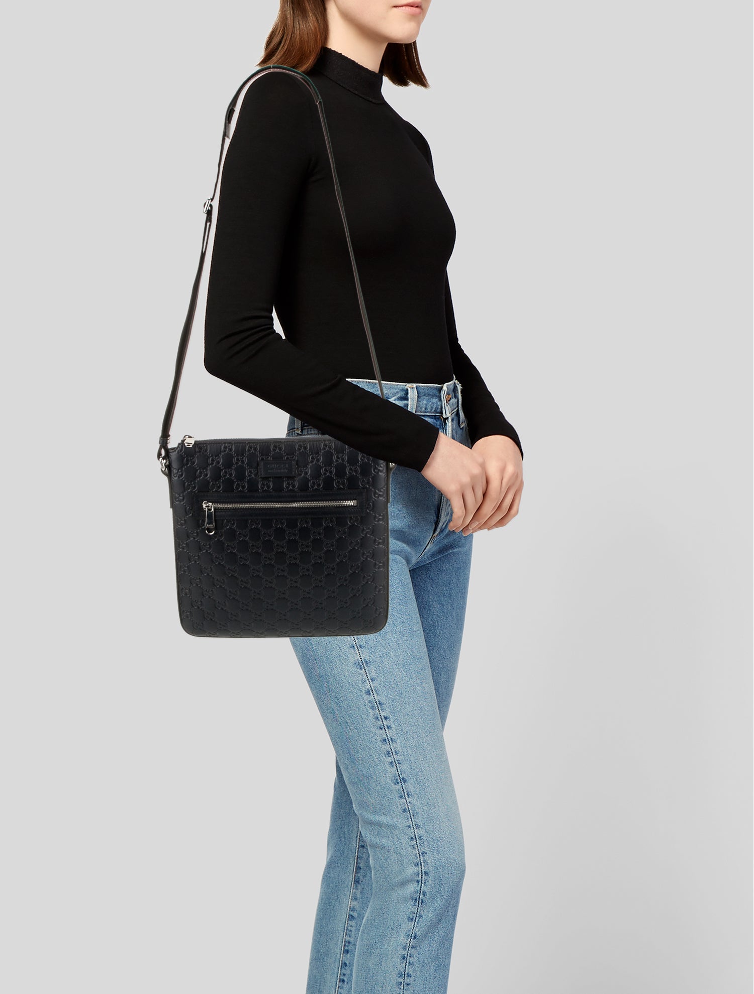 Gucci Leather Courrier Medium