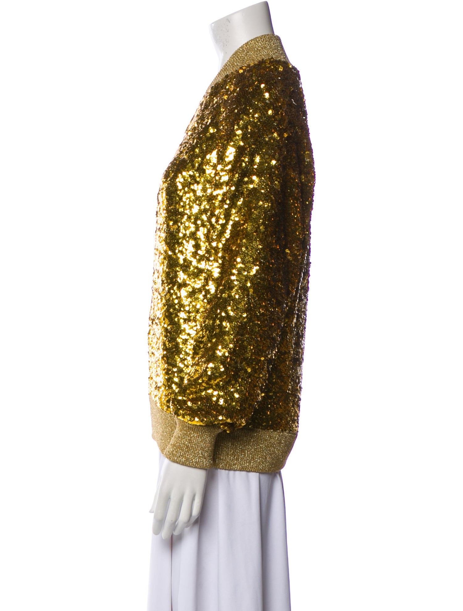 Gucci 2017 Sequined Bomber Evening Jacket