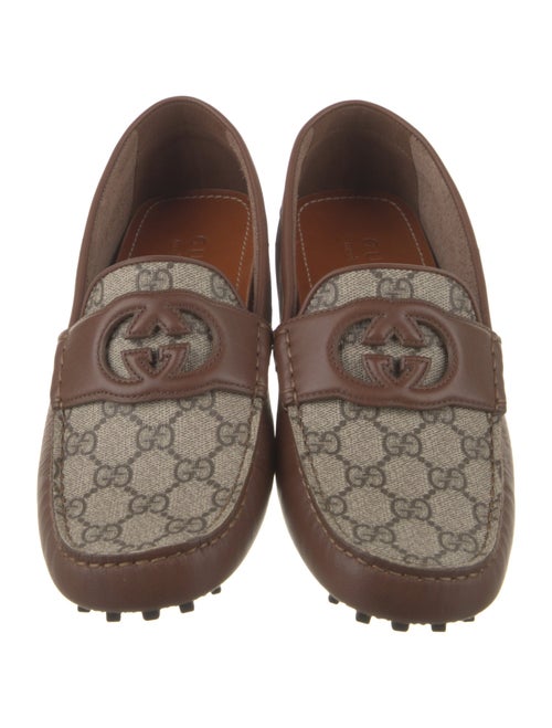 Gucci GG Supreme Leather Drivers