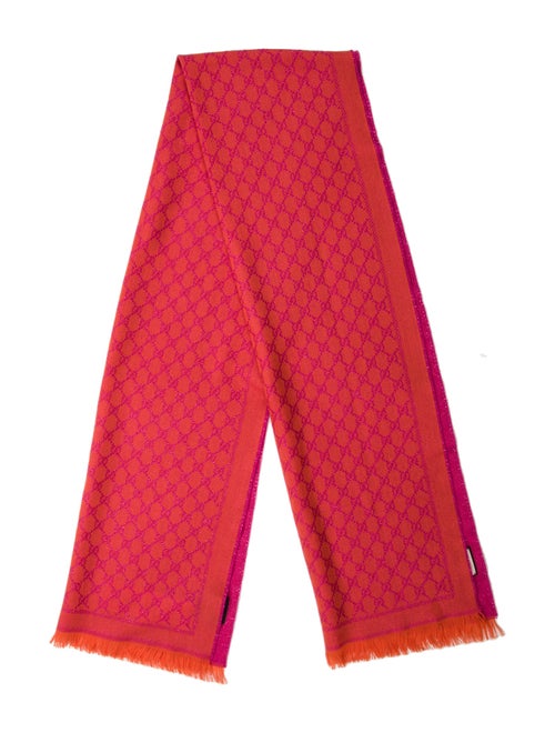 Gucci Wool GG Logo Scarf