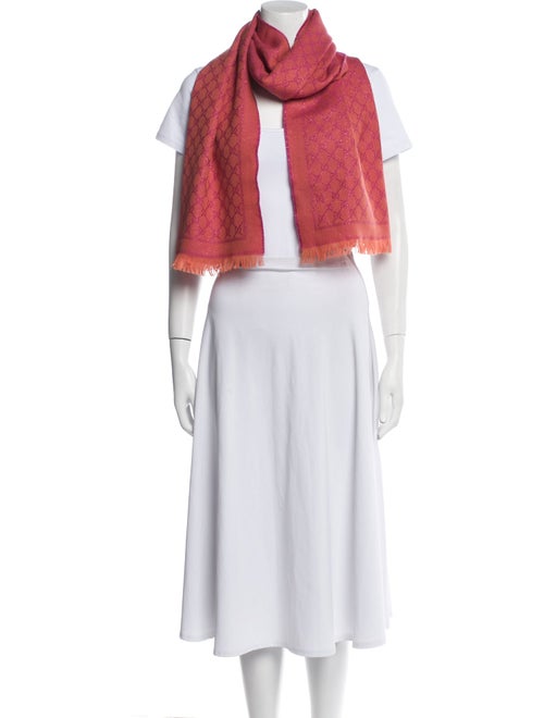 Gucci Wool GG Logo Scarf