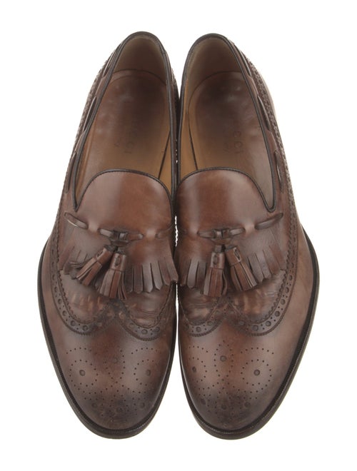 Gucci Horsebit Accent Leather Monk Straps