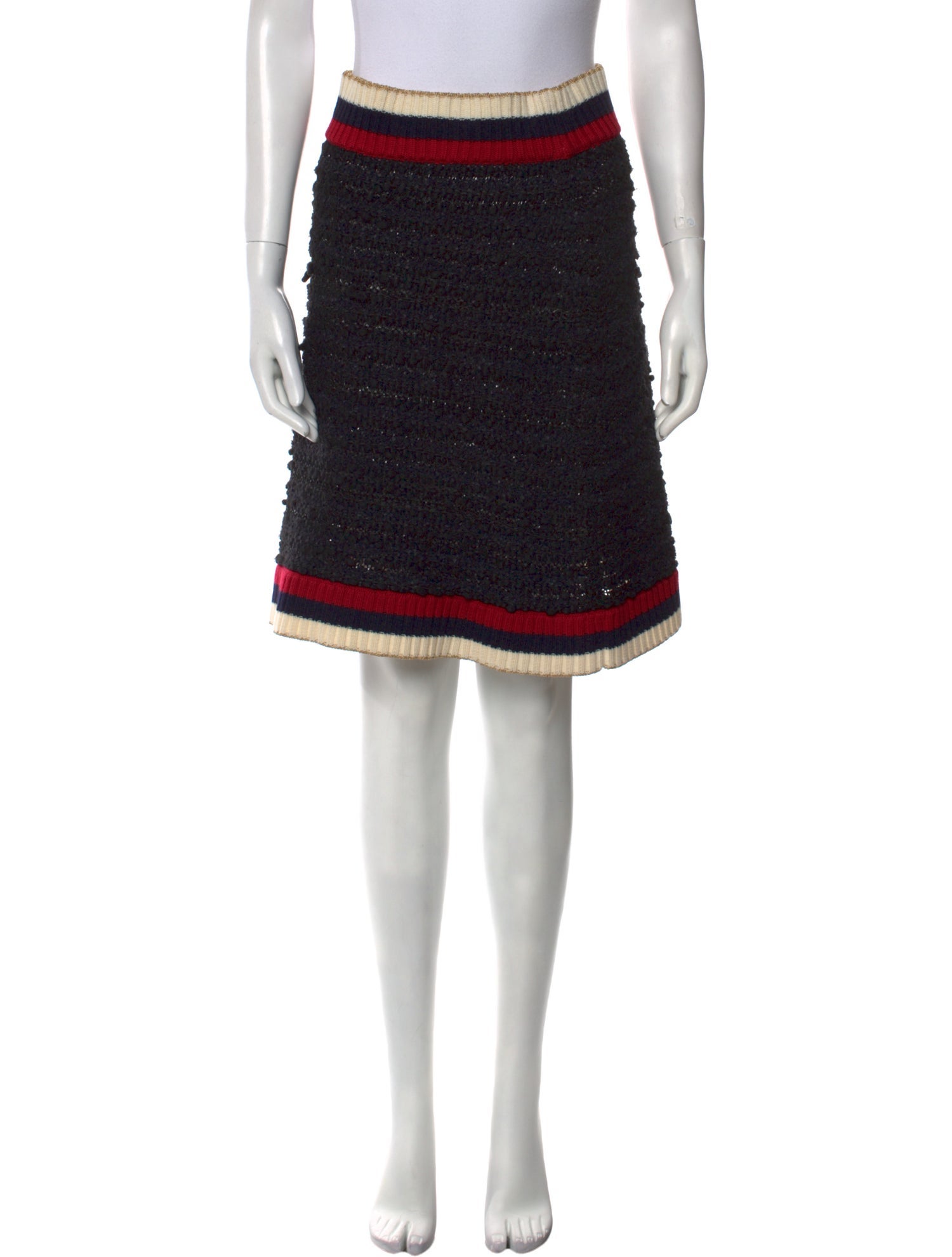 Gucci Striped Knee-Length Skirt