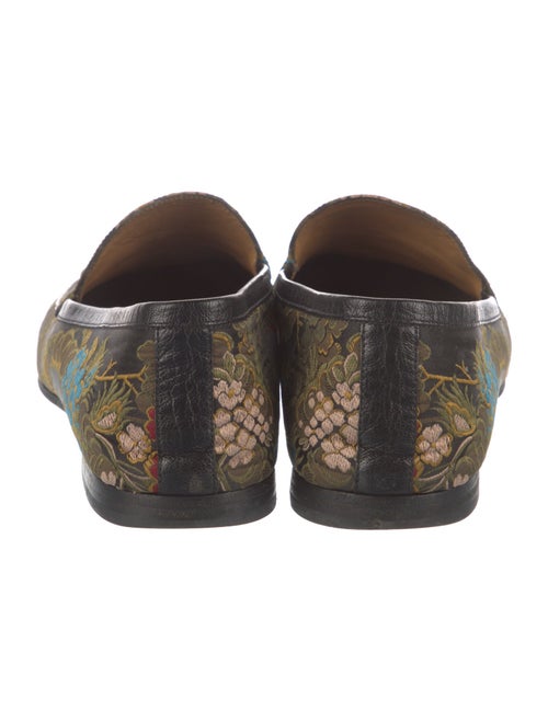 Gucci Floral Print Loafers