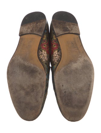 Gucci Floral Print Loafers