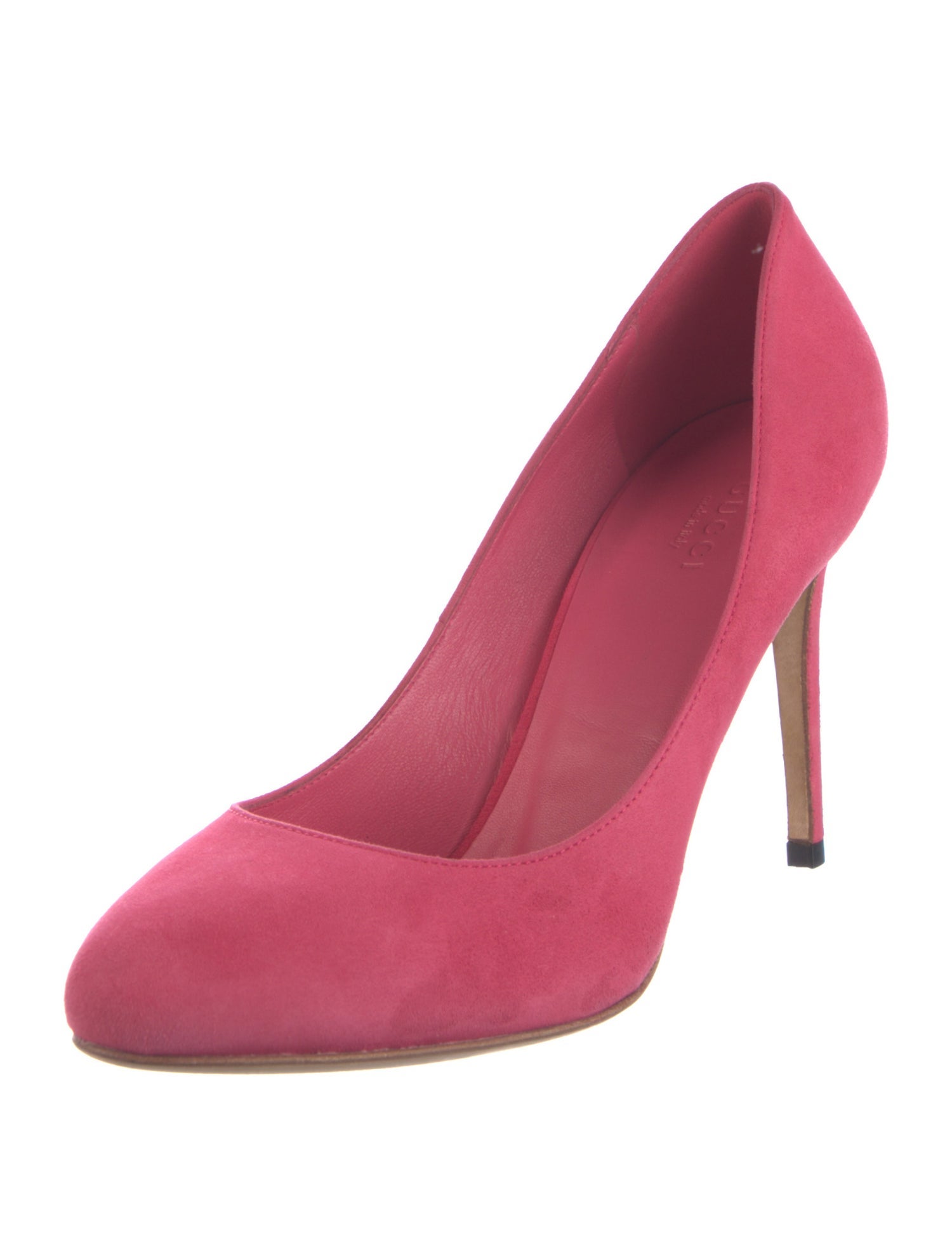 Gucci Sylvie Web Accent Leather Pumps