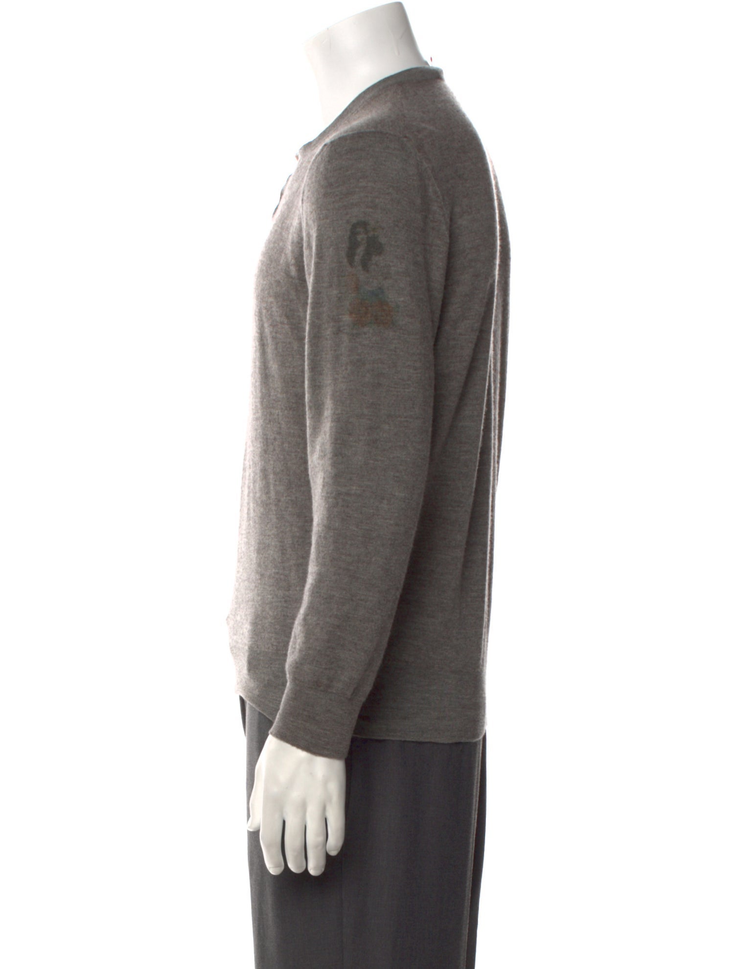 Gucci Vintage Cashmere Polo Sweater