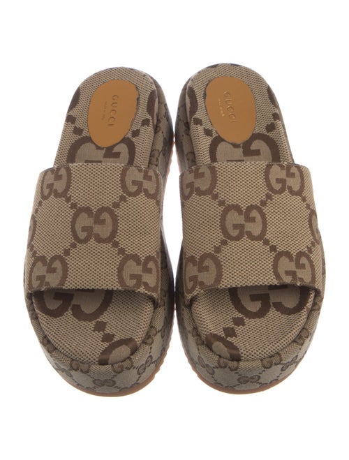 Gucci GG Canvas Canvas Slides
