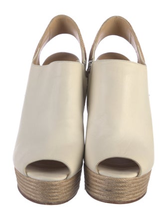 Gucci Leather Braided Accents Slingback Pumps