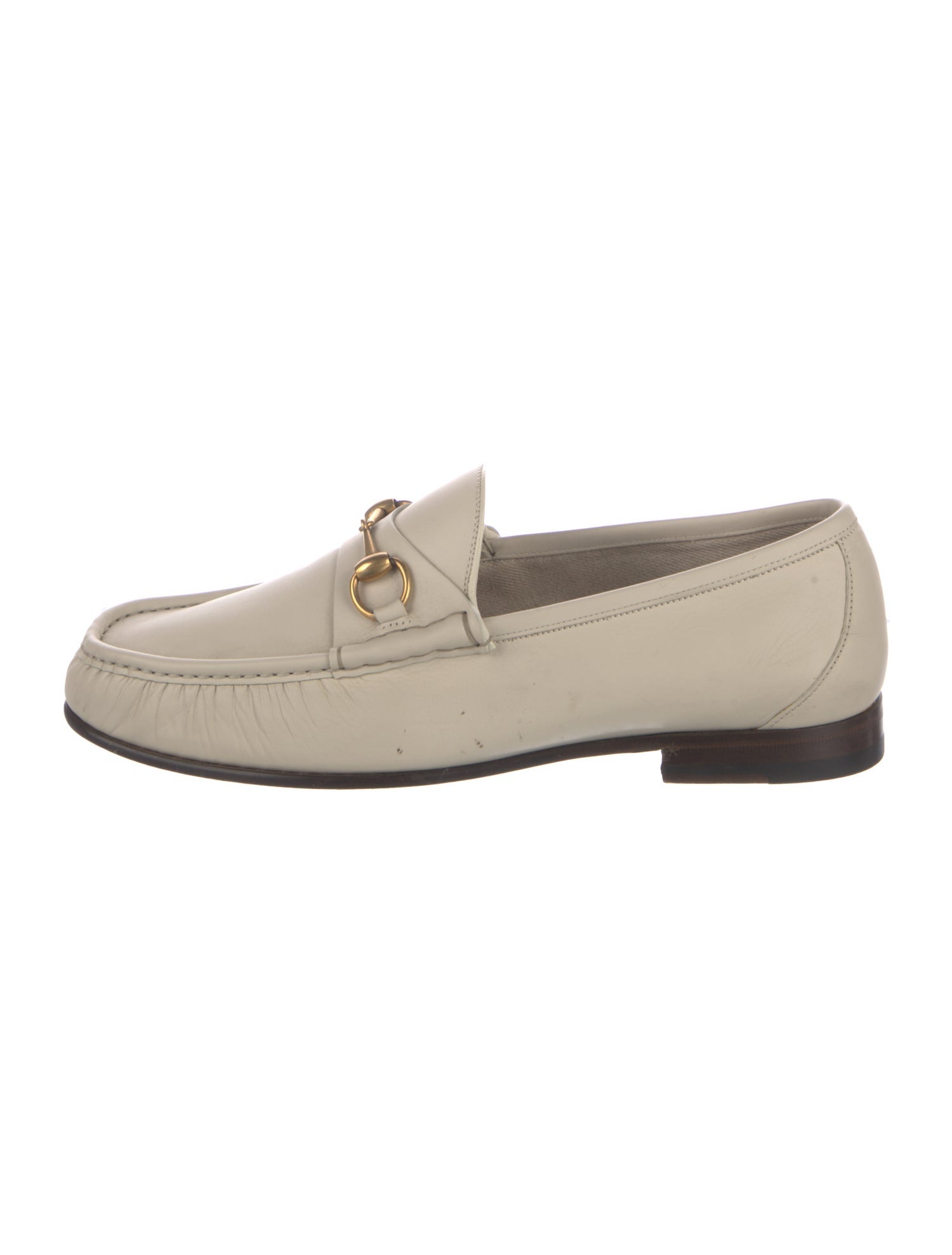 Gucci Horsebit Accent Leather Dress Loafers