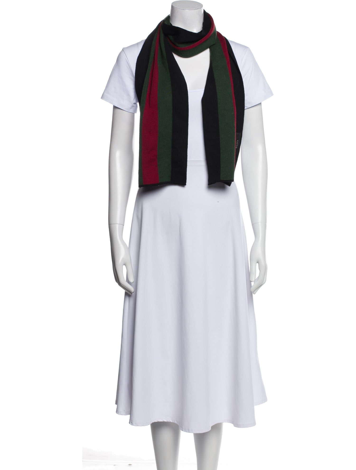 Gucci Wool GG Logo Scarf