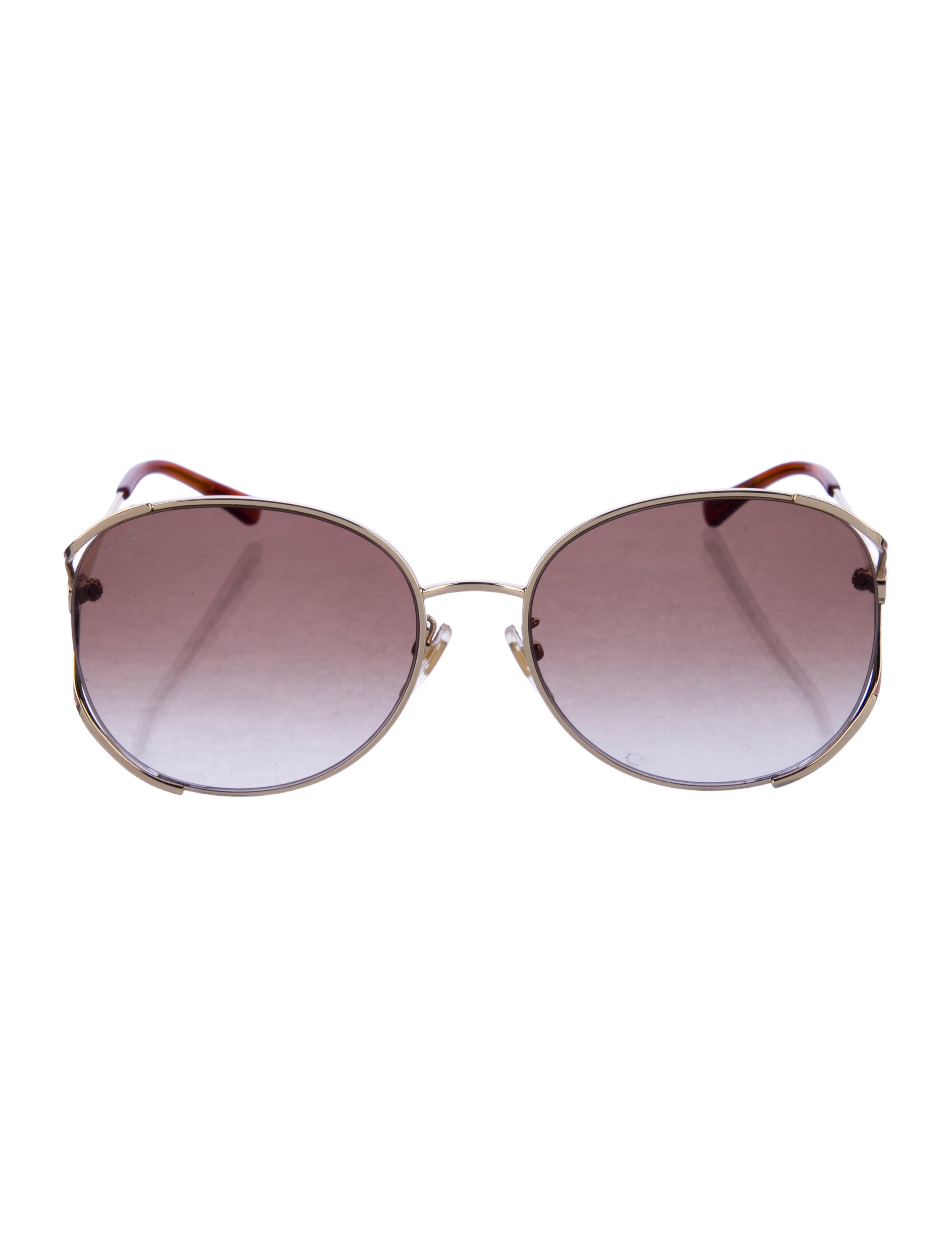 Gucci Interlocking G Logo Oversize Sunglasses