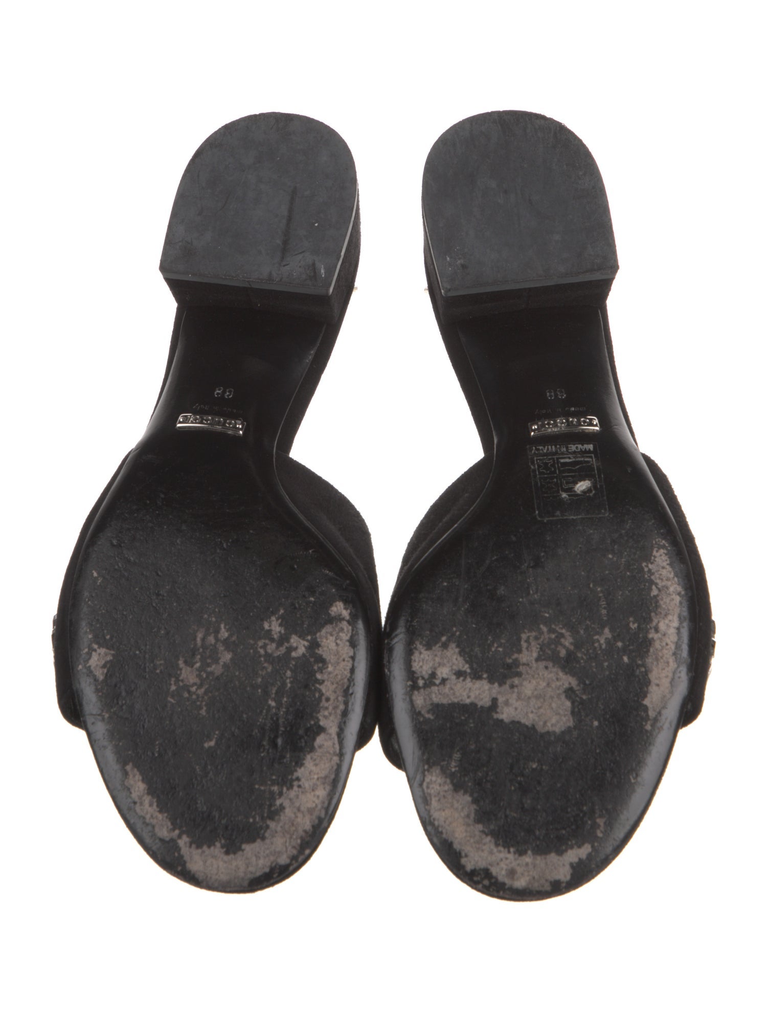 Gucci Horsebit Accent Suede Slides