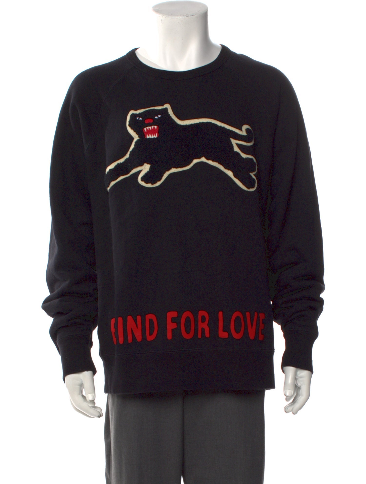 Gucci Graphic Print Crew Neck Sweatshirt