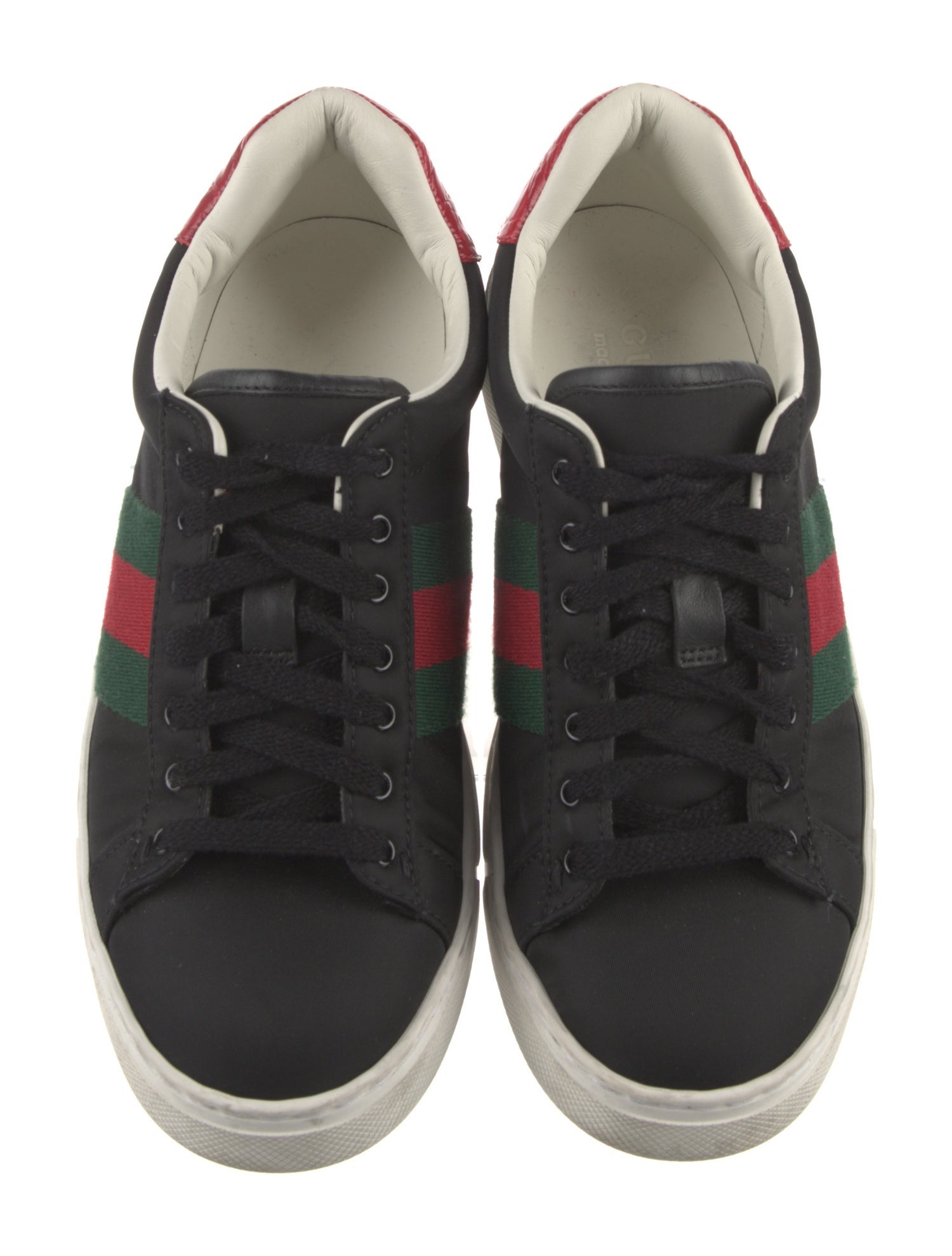 Gucci Web Accent Nylon Sneakers