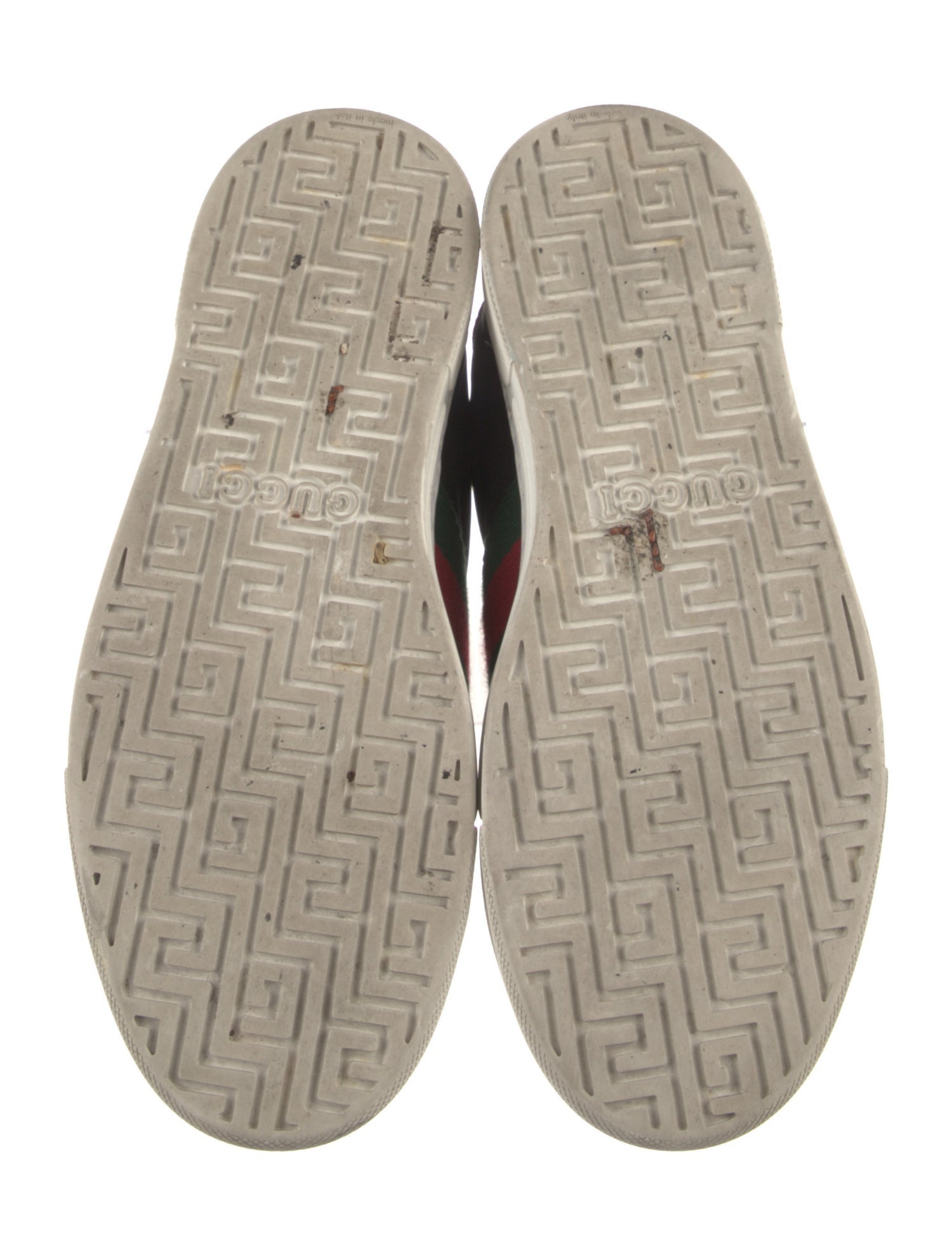 Gucci Web Accent Nylon Sneakers