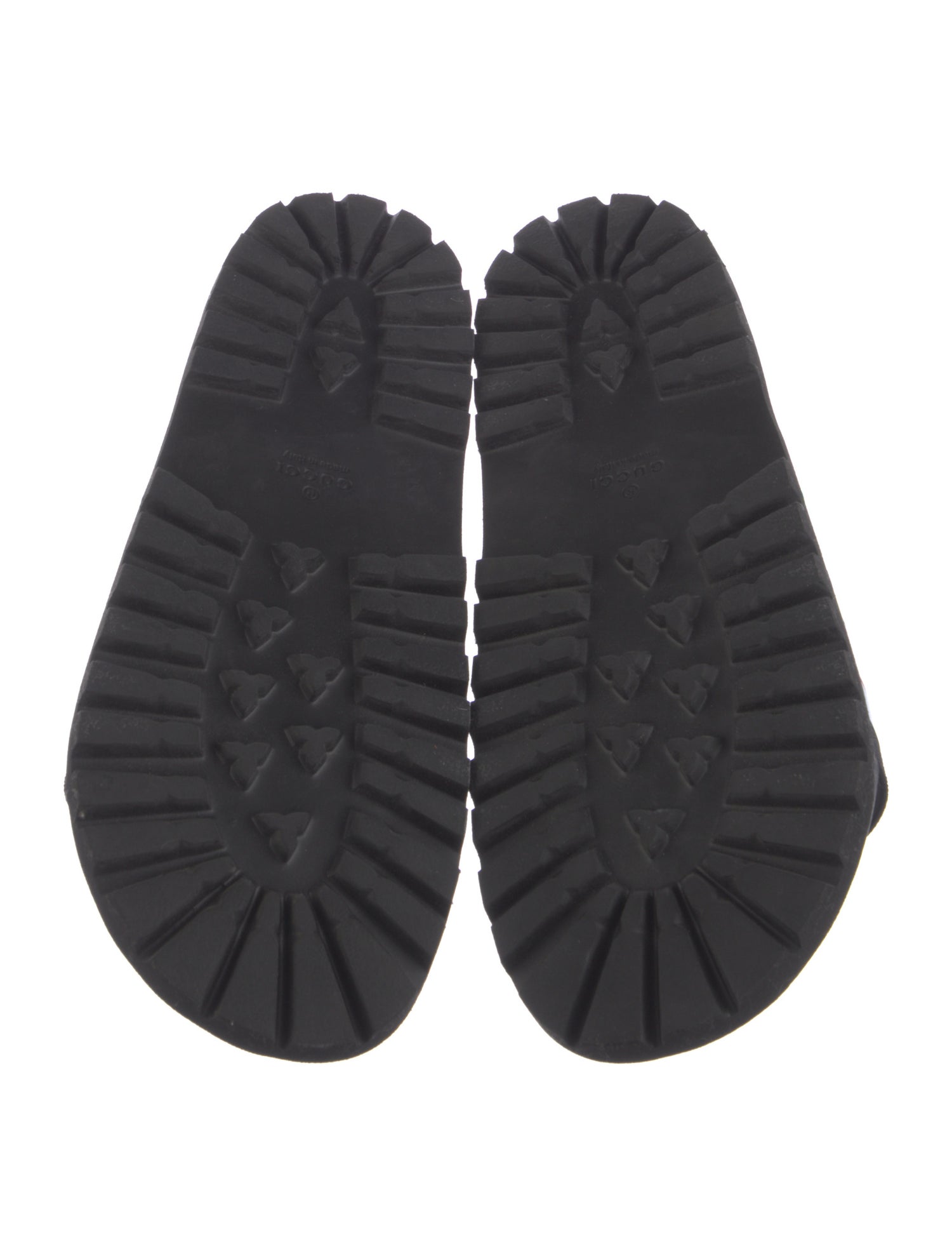 Gucci Web Accent Rubber Slides