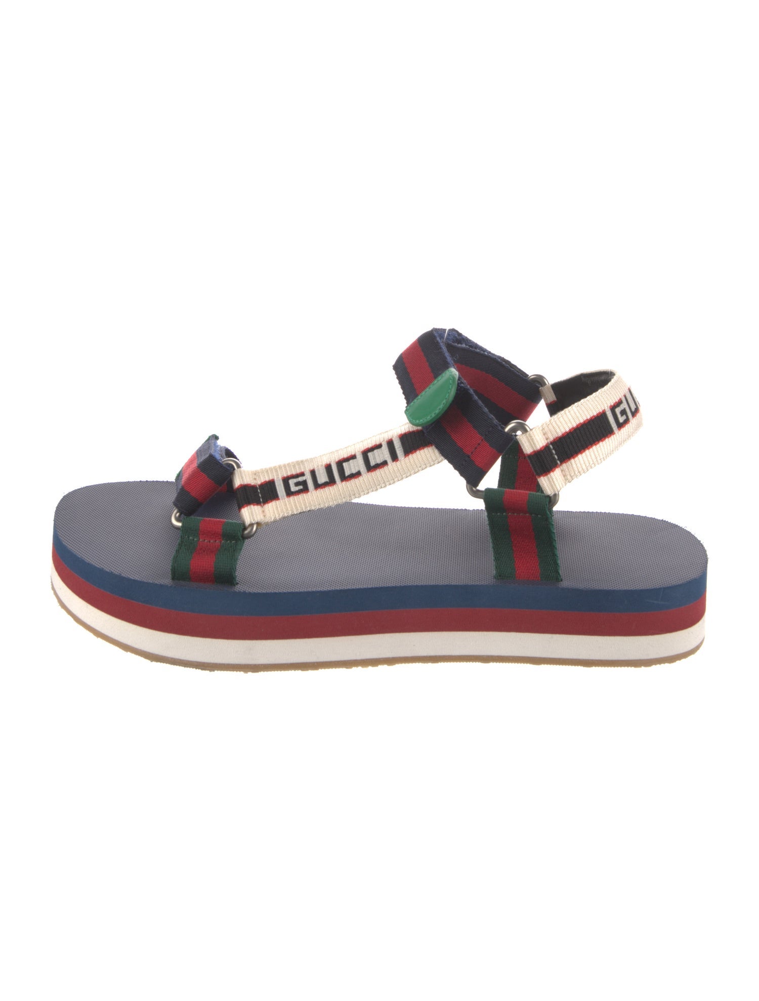 Gucci Sylvie Web Accent Sandals