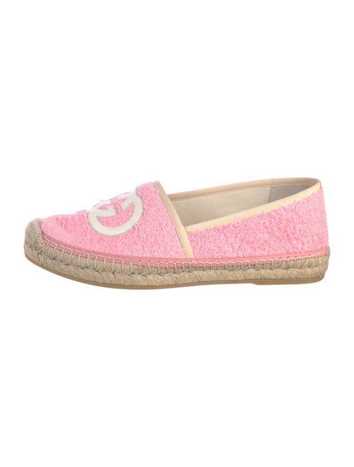 Gucci Interlocking G Logo Terry Cloth Espadrilles