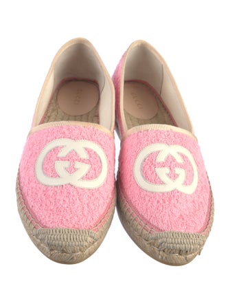 Gucci Interlocking G Logo Terry Cloth Espadrilles