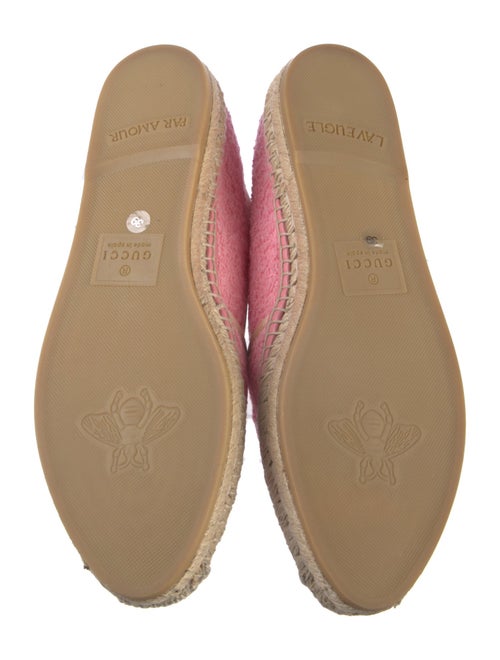 Gucci Interlocking G Logo Terry Cloth Espadrilles