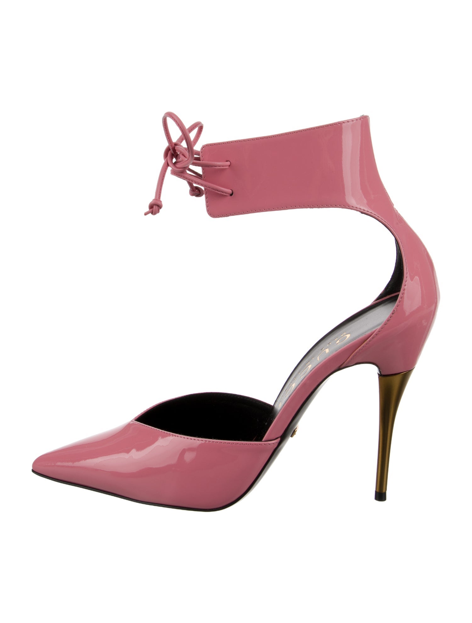 Gucci Patent Leather D'Orsay Pumps w/ Tags