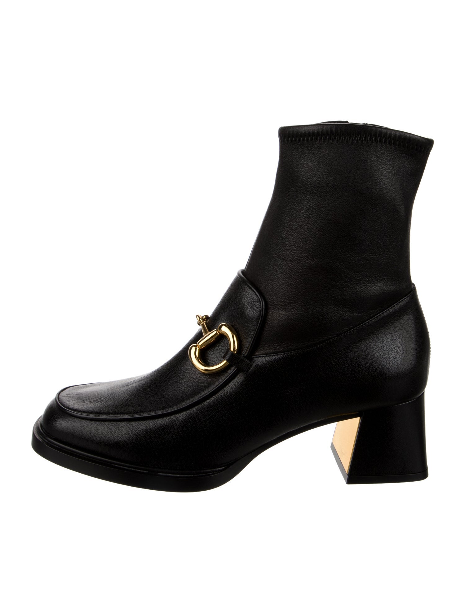 Gucci 1955 Horsebit Accent Leather Sock Boots w/ Tags