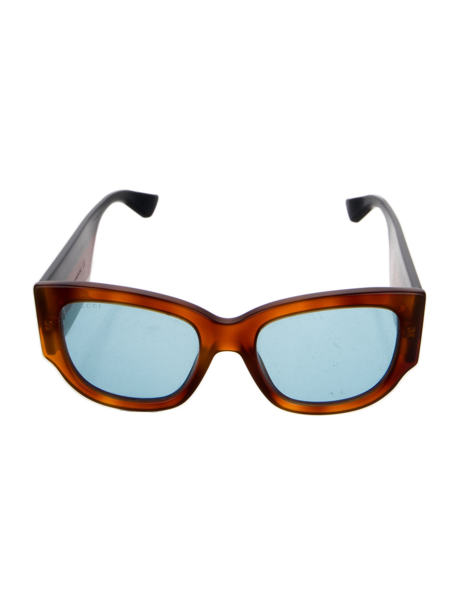 Gucci Sylvie Web Accent Square Sunglasses