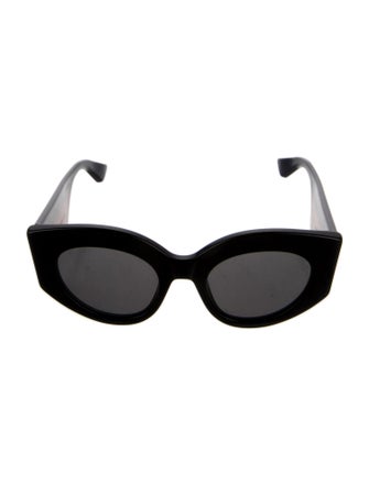 Gucci Web Accent Oversize Sunglasses
