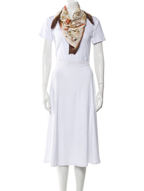 Gucci Silk Floral Print Scarf