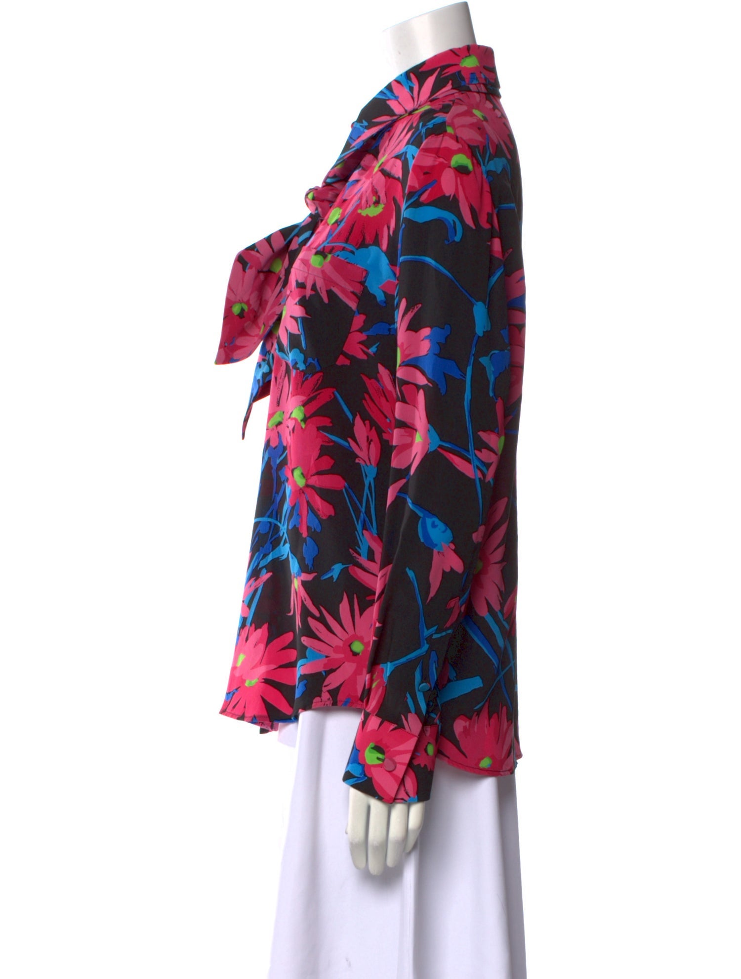 Gucci x Ken Scott Silk Button-Up Top