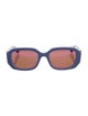 Gucci Square Mirrored Sunglasses