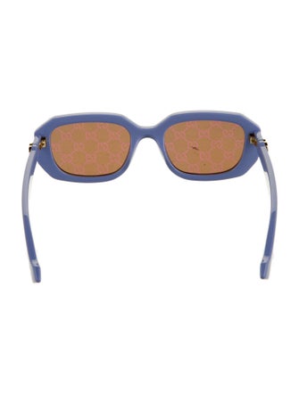 Gucci Square Mirrored Sunglasses