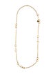 Gucci 18K Horsebit Station Chain Necklace