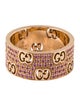 Gucci 18K Sapphire Icon Stardust Wide Band