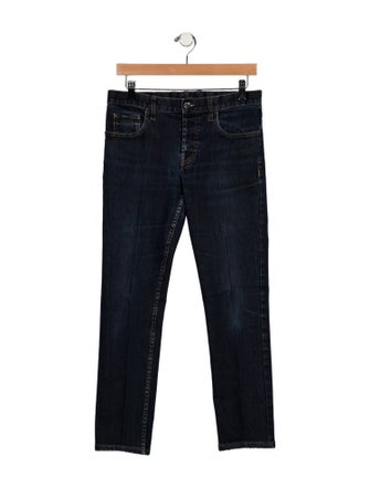 Gucci Mid-Rise Straight Leg Jeans